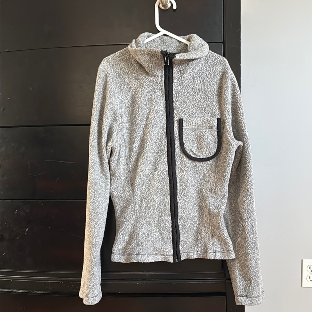 Vintage Pepe Jeans Gray Teddy Jacket Cozy Zip-Up Style